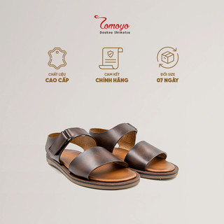 Giày Sandal Nam thủ công da bò cao cấp TOMOYO TMS10002