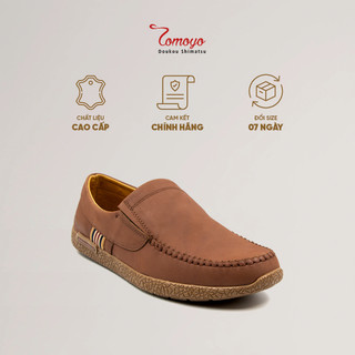 Giày Lười Nam Da Nubuck Tomoyo TMN08108