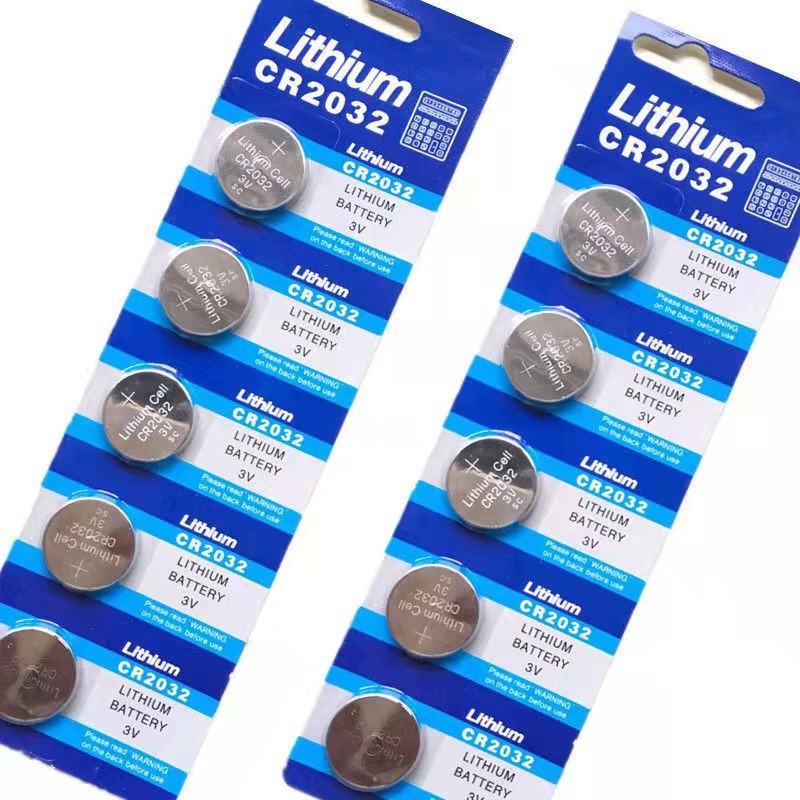 Pin Cúc Áo CR2032  3V (Vỉ 5 Viên) Dùng Cho CMOS Máy Tính, Remote Smartkey Xe Máy