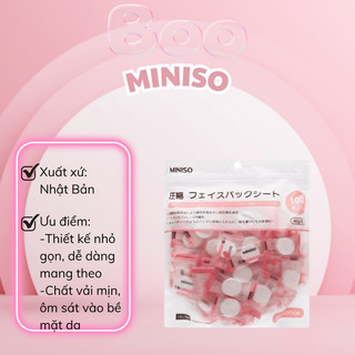 Mặt Nạ Giấy Nén Miniso (lẻ 1 cái)