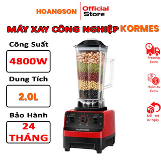 Máy Say Sinh Tố Công Ngiệp KORMES công suất lớn xay đá tuyết cua cá rau củ quả