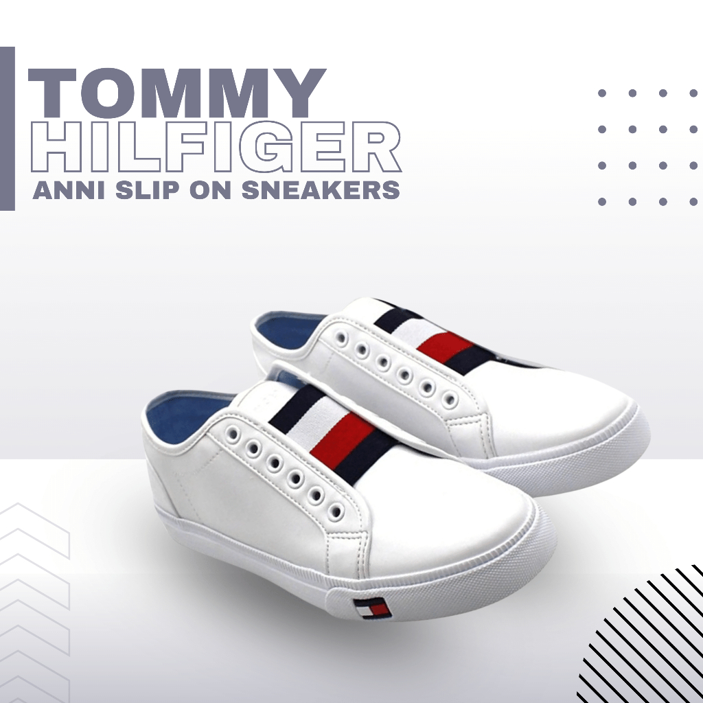 Giày TOMMY HILFIGER Anni Slip on Sneakers - Unisex ( Bill US )