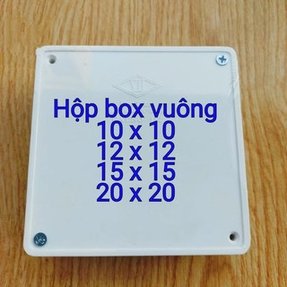 Hộp nối điện box vuông nhựa abs chống cháy