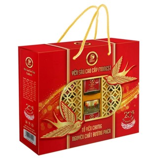 Nước yến đường phèn FIDINEST 20% tổ yến siêu ngon kèm quai xách (6 lọ x 70ml)