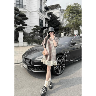 Váy Kẻ Bèo Đuôi Cá Mã BĐ20