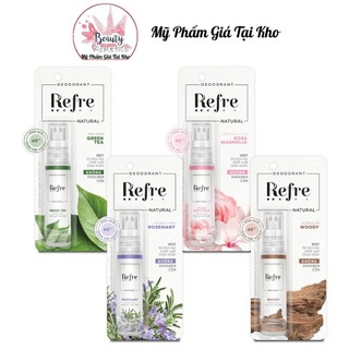 Xịt Khử Mùi Refre Natural Chiết Xuất Từ Thiên Nhiên KHÓA MÙI TỎA HƯƠNG, AN TOÀN DỊU NHẸ