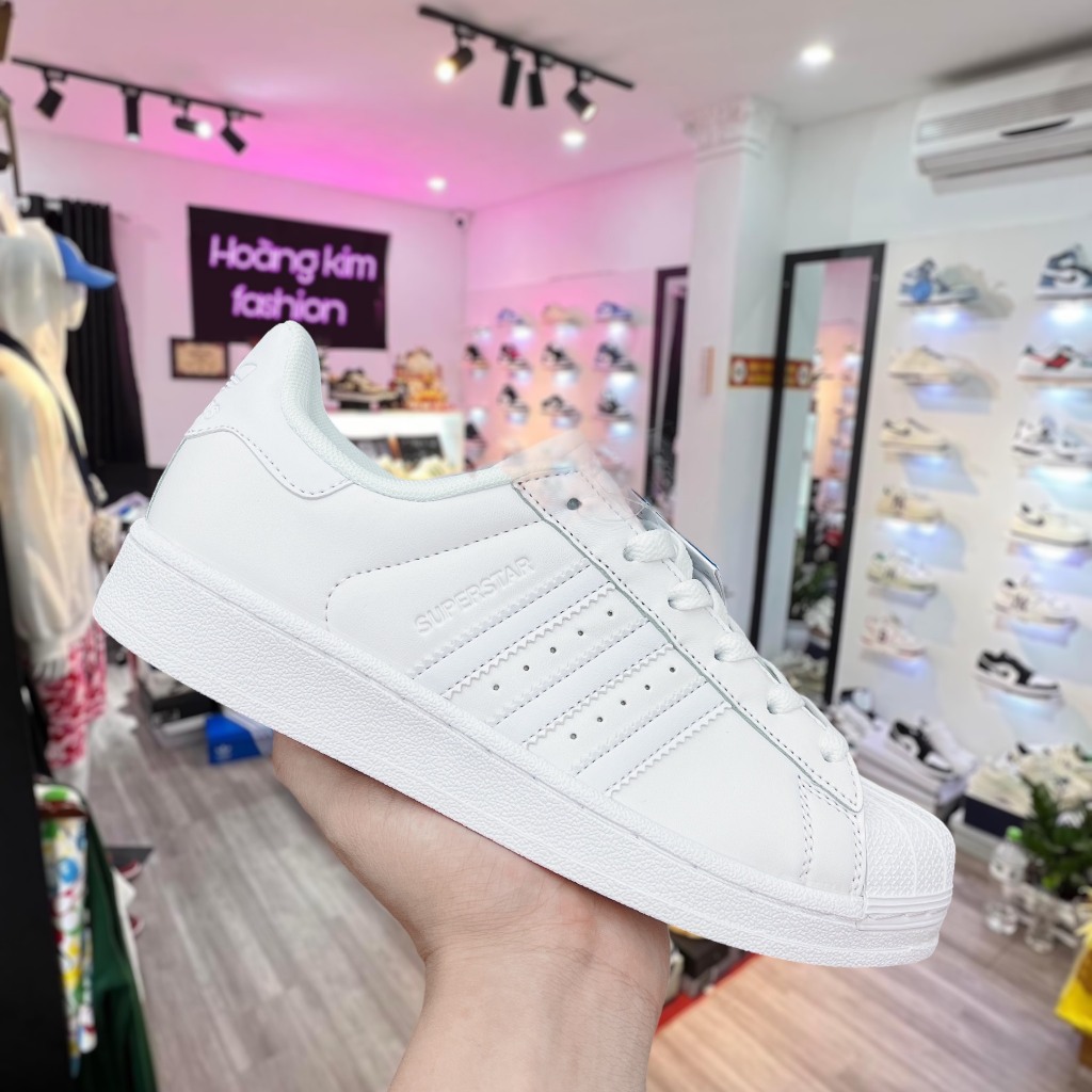 Giày thể thao sneakers super star sọc trắng, Giầy thể thao trắng full đủ sizw 36-43 | BigBuy360 - bigbuy360.vn