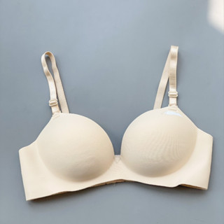  Áo lót nữ chất liệu đúc su lông vũ Empress Áo ngực nữ đệm tay dày nâng ngực 42 