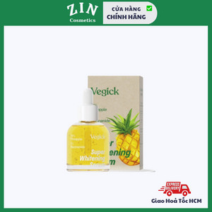 [MUA 1 TẶNG 1] Tinh chất dưỡng trắng từ Dứa Vegick Super Whitening Serum 30ml