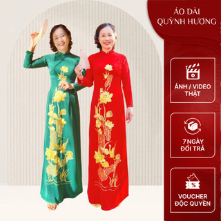 Áo dài Liên Hoa - Áo dài bà sui sang trọng và trẻ trung cho mẹ by Quỳnh Hương