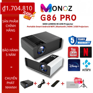 Máy chiếu G86 FULL HD 1080P Máy chiếu mini Android WIFI LCD A80 Máy chiếu Portable