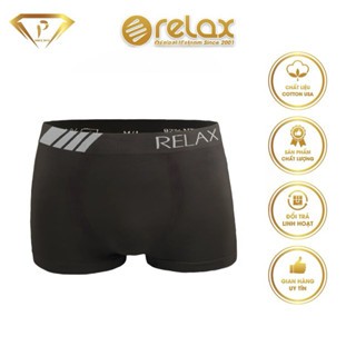 Combo 3c quần đùi rltk014 Relax dệt kim không đường may boxer trunk