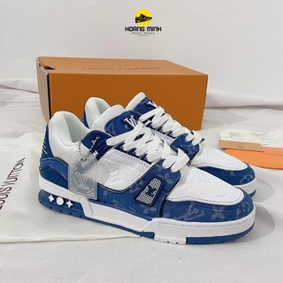    hoangminhsport2406   Giày Thể Thao LV Trainer Xanh Navy Giày LV Louis Vuitton full box tặng tất 