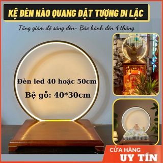 Kệ Đèn Hào Quang chuyên đặt tượng DI LẶC, Đèn Hào Quang Phật