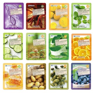 Mặt Nạ Giấy 3D Foodaholic Natural Essence Mask 23g