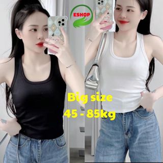 Áo Thun Ba Lỗ Nữ BIgsize Áo BaLo Cổ Vuông Sát Nách ESHOPÁo Kiểu Đẹp Dễ Thương Mặc Hè Thoài Mái MS153