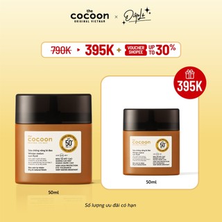  Sữa chống nắng bí đao Cocoon 50ml Tặng Sữa chống nắng bí đao Cocoon 50ml