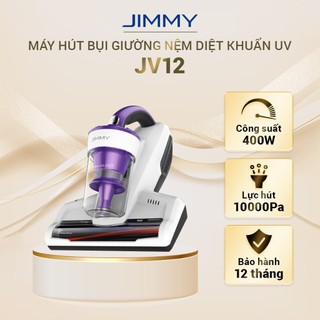 Máy Hút Bụi Giường Nệm Diệt Khuẩn JIMMY JV12 Công Suất 400W - Bản Quốc Tế - Bảo Hành 12 Tháng
