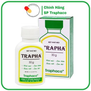 Chính hãng - Bột khử mùi hôi chân, hôi giày...Trapha 30g