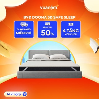 Bảo vệ nệm Doona 3D Safe Sleep gia tăng đàn hồi, kháng khuẩn cao, hạn chế thấm nước