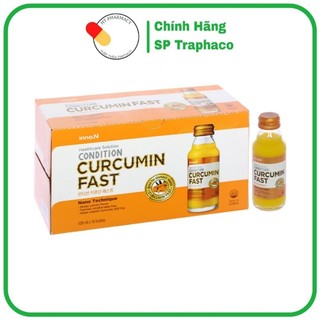 [CHÍNH HÃNG] NƯỚC NGHỆ UỐNG KHỎE DẠ DÀY CURCUMIN FAST LỐC 10 CHAI