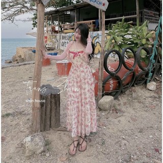 SÉT LỤA CÓ NƠ REN NGỰC KÈM KHOÁC SIÊU XINH DS