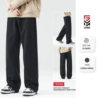 Quần jean Baggy GMAN ống suông, rộng nam, nữ TR02 hottrend hàn quốc 2021