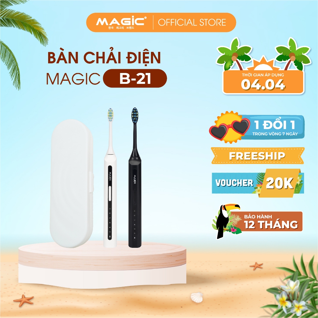 Bàn chải điện Magic Korea B21, hàng chính hãng