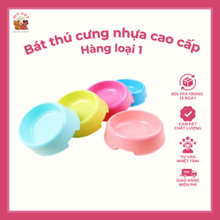Bát ăn cho chó mèo thú cưng bằng nhựa dày- Đủ Màu - Hà Nội - MYPETSHOP