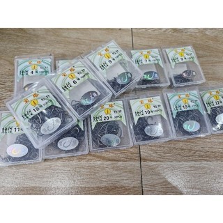 [ Combo 5 hộp ] Lưỡi câu tháp xanh không khoen đốc dài - nhiều lưỡi giá rẻ
