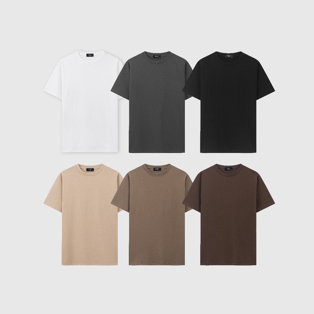 Áo thun nam ROWAY vải Cotton thoáng mát, thấm hút, phông trơn | BigBuy360 - bigbuy360.vn