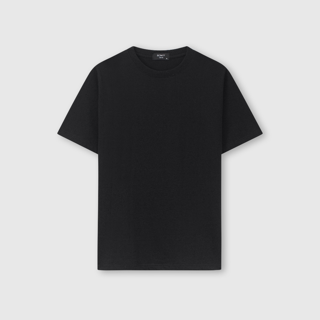 Áo thun nam ROWAY vải Cotton thoáng mát, thấm hút, phông trơn | BigBuy360 - bigbuy360.vn