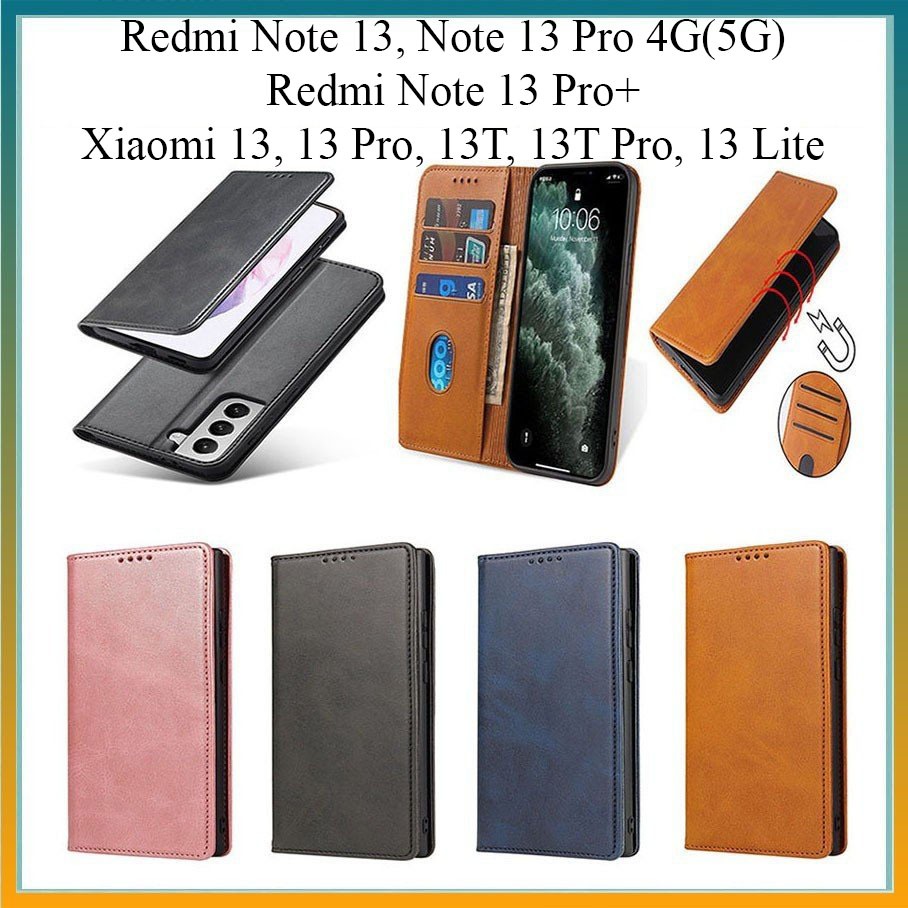 Bao da Redmi Note 14,14 Pro,14 Pro 5G, 14 Pro+, 13, 13 Pro,13 Pro+, 13C, Xiaomi 13,13 Pro, 13T, 13T 