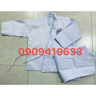 Bộ Karate kaki suzucho, TẶNG kèm đai nhập môn
