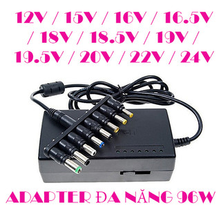 Adapter ĐA NĂNG 8 Đầu Cho Laptop Và LCD 96W/120W - 12V - 24V