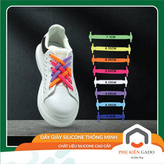 Dây xỏ giày cao su thông minh GADO 16 dây thắt giày silicone cao cấp