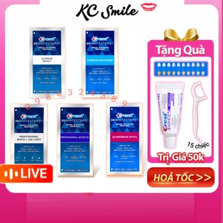 Miếng dán trắng răng Crest 3D Professional, Glamorous, Supreme, 1 Hour - Giúp trắng răng vượt trội