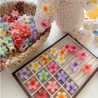 [HỎA TỐC - HÀNG CÓ SẴN 4CM - HÌNH SHOP TỰ CHỤP THẬT 100%] [𝟏 𝐊𝐄̣𝐏] Kẹp tóc hoa sứ hot trend mùa hè size mini 4cm