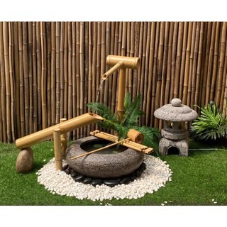 Thác nước phong thủy bằng tre-015
