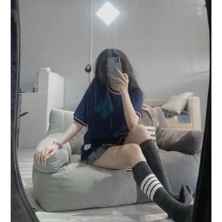  Áo Thun Nam Nữ Cổ Dệt Xè Tà Vải Cotton Cao Cấp Chuẩn Form 