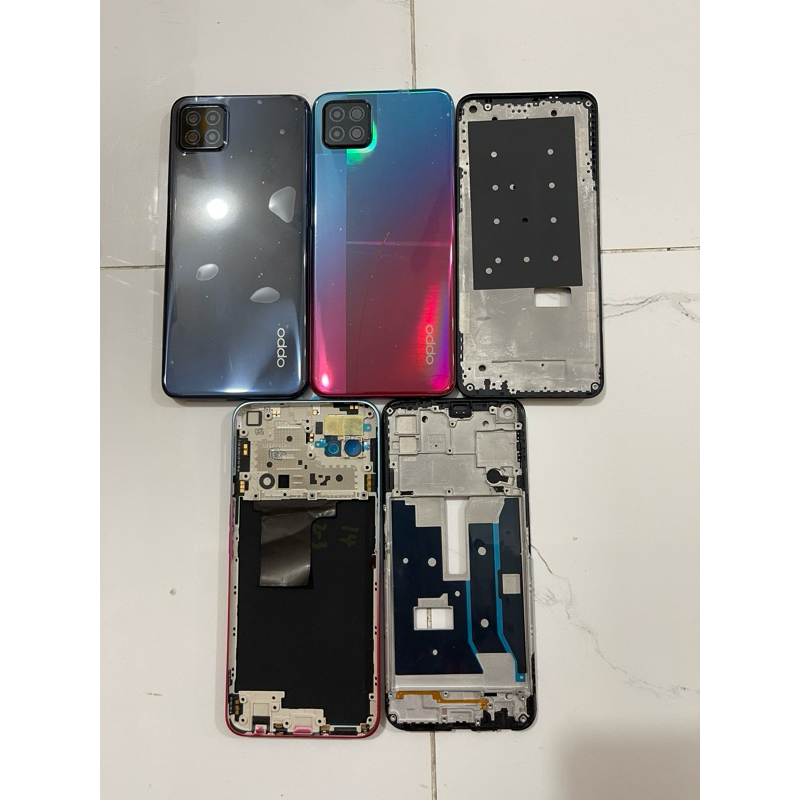 vỏ bộ oppo a73(5g) zin kèm khay sim kính cam