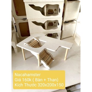 Bàn kèm than giá tốt nhất thị trường hàng dày cho hamster