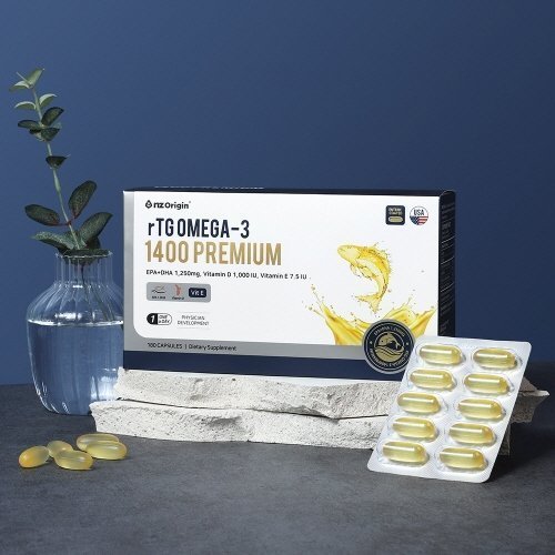 A226_ Viên uống Omega 3 rTG 1400 premium bổ sung EPA và DHA made in USA nz