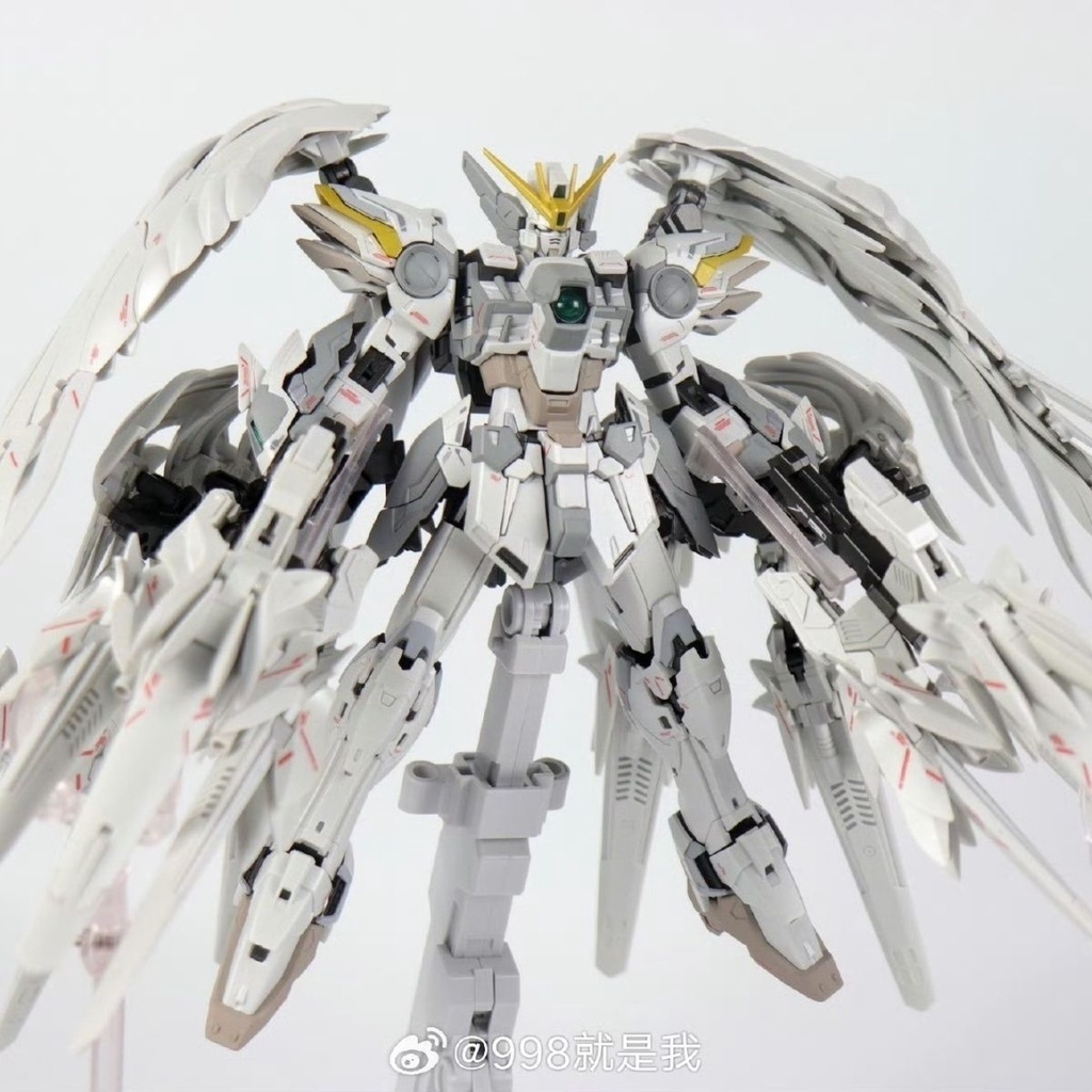 ( KING GUNDAM ) MHTT-16 Mô Hình Gundam MG Wing Zero Snow White Prelude DABAN 8827 1/100 Master Grade Tháo Lắp Bộ Lắp Ráp