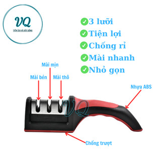 Dụng cụ mài dao kéo 3 lưỡi cao cấp