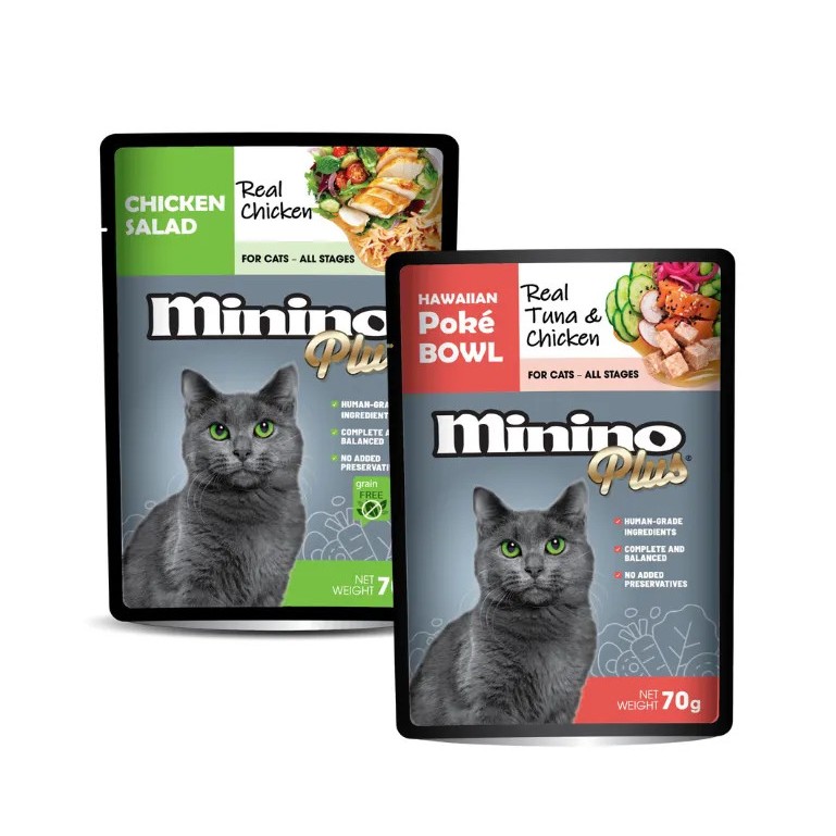 [PATE MÈO] Pate Cho Mèo Mọi Lứa Tuổi Minino Plus 70g
