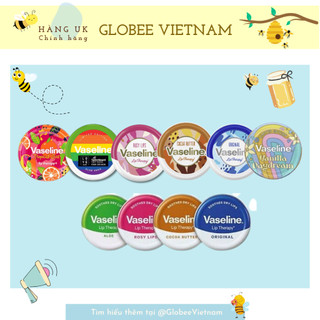 Son dưỡng môi Vaseline Lip Therapy (Rosy, Aloe, Cocoa Bơ Cacao, Original, Tropical]