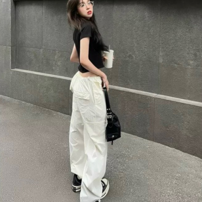 Quần Túi Hộp Nữ Dây Rút Eo Ống Rộng Chất Kaki .Quần Jogge Có Dây Rút Bo Gấu Bigsize 85kg MA20 | BigBuy360 - bigbuy360.vn
