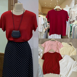 @lianstore - áo thun nơ chìm basic