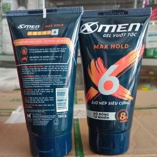 Gel vuốt tóc siêu cứng X-Men Super Strong Hold 150g